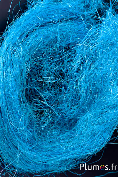 Fibres de sisal - 50 g - turquoise